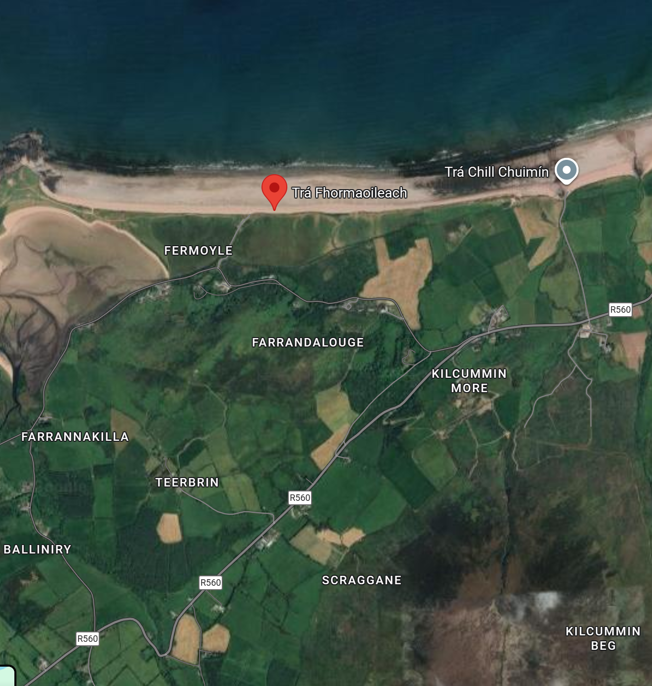 Fermoyle Beach Location
