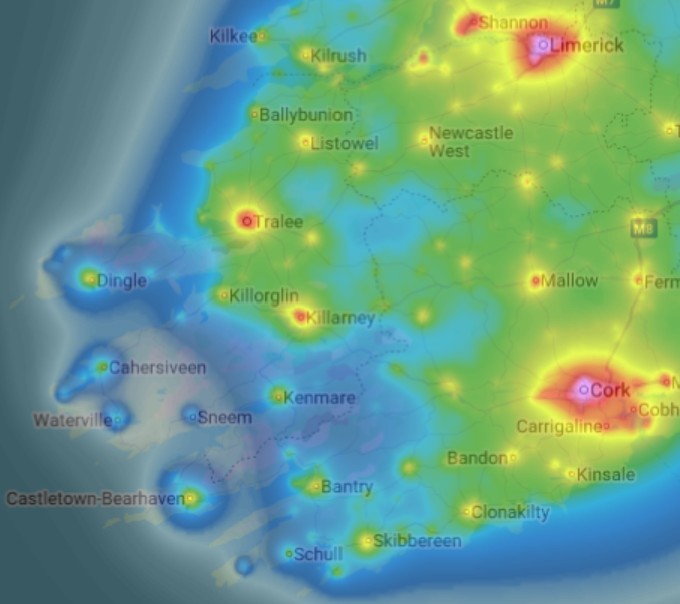 Light Pollution Map